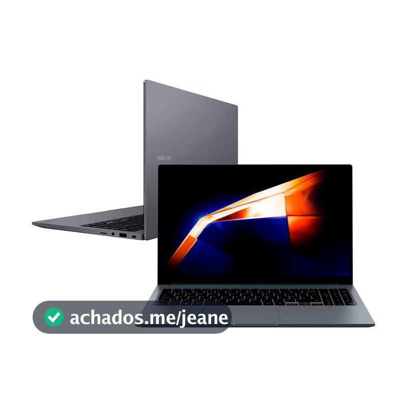 Notebook Galaxy Book4 Intel Core i5-1335U, 8GB RAM, 512GB SSD, Tela 15.6 Full HD LED Samsung