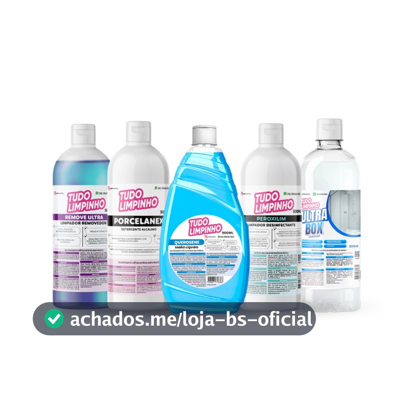 MINI KIT FAXINA BÁSICO TUDO LIMPINHO