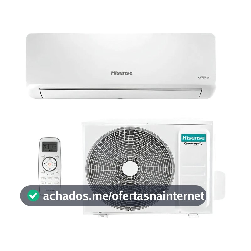AR CONDICIONADO SPLIT HISENSE 12000BTUS INVERTER WIFI 220V