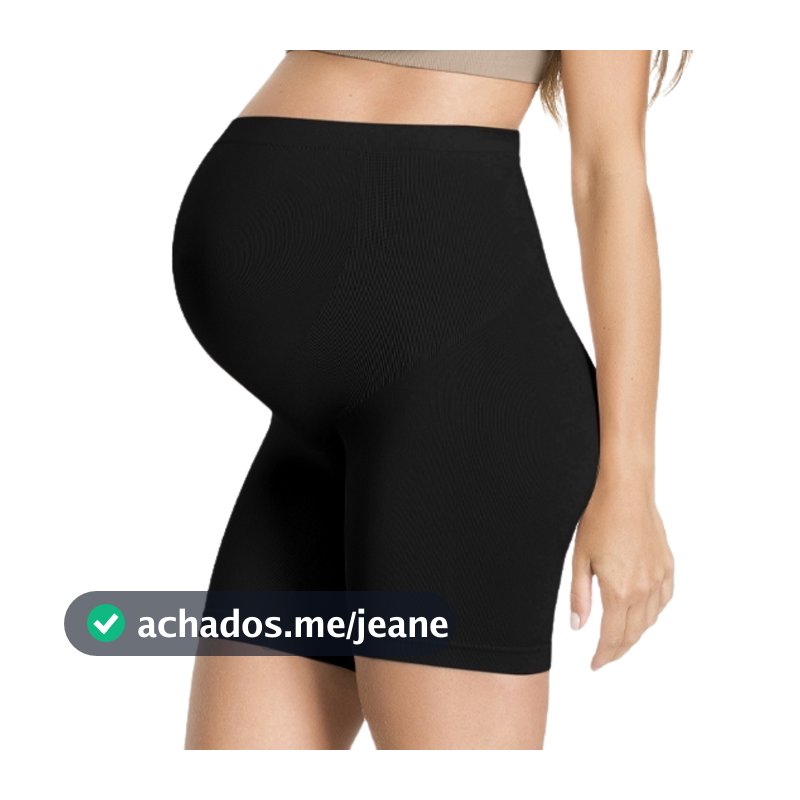 Bermuda Gestante Maternidade Sem Costura Zee Rucci