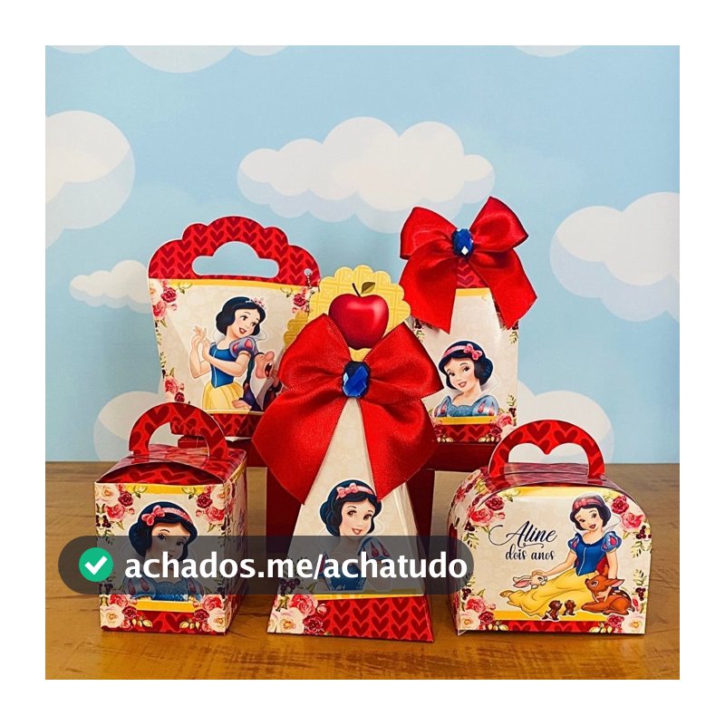 Kit Festa BRANCA DE NEVE Personalizados | Lembrancinhas | Festa infantil | Aniversário