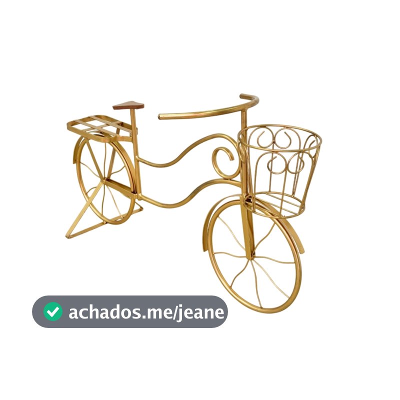 Bicicleta Escultura Para Jardim Para Vasos De Flores Decoração
