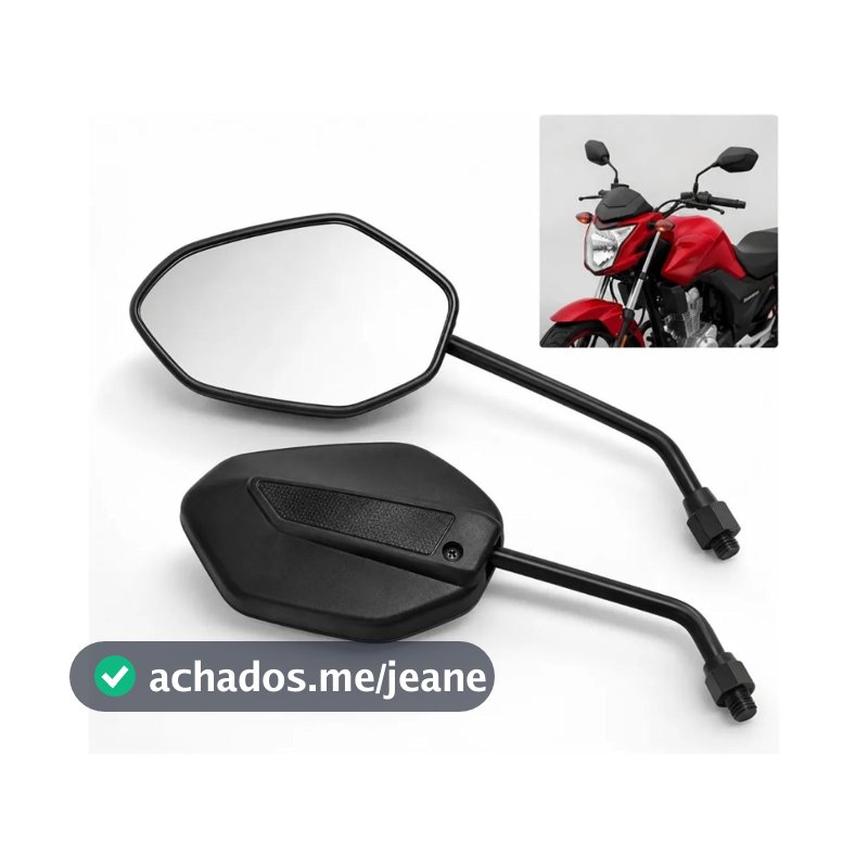 Par Espelho Retrovisor Mini Cargo Titan Start Fan 125 150 160