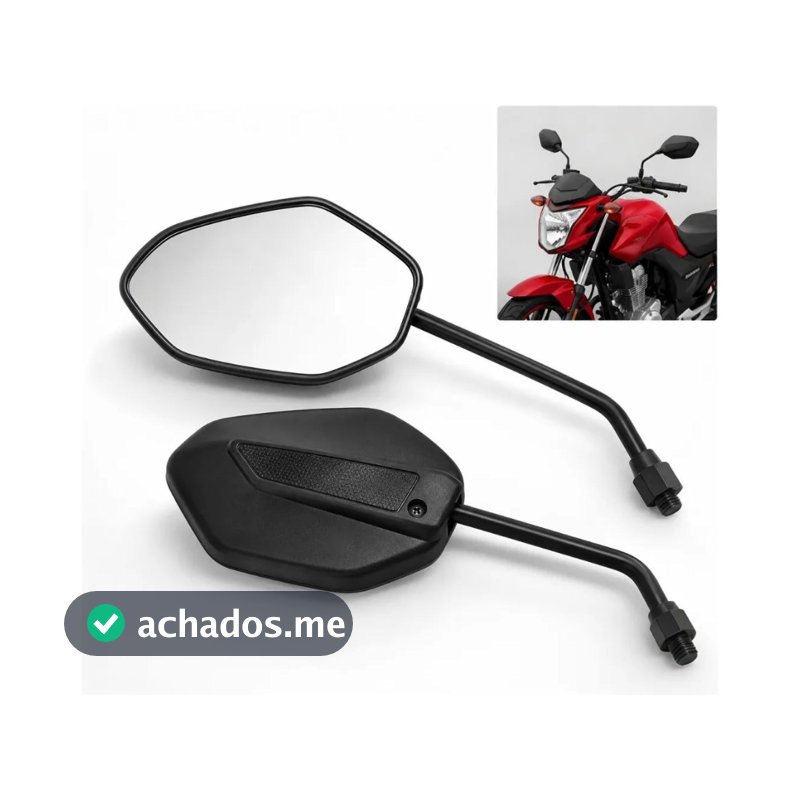 Par Espelho Retrovisor Mini Cargo Titan Start Fan 125 150 160