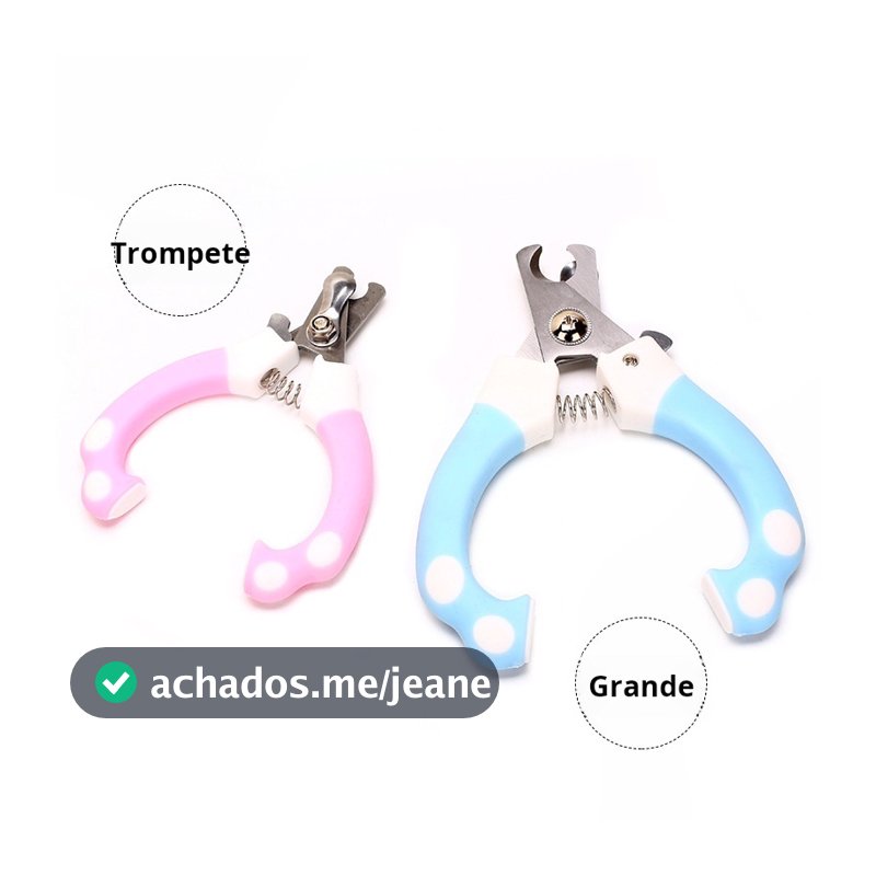 Alicate de Unha para Pets com Trava de Segurança para Cães e Gatos pequeno