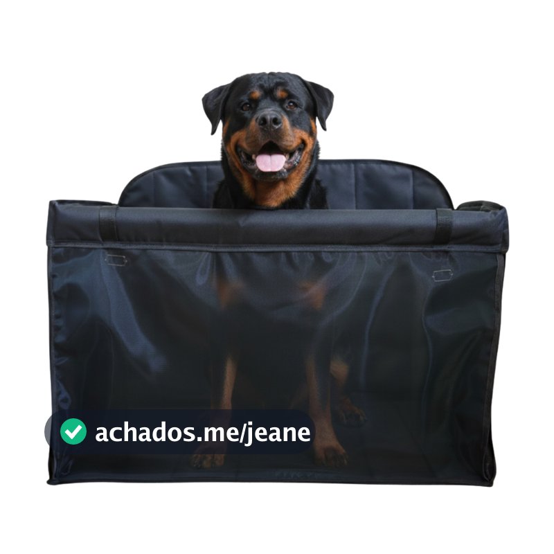 Cadeirinha Cachorro Grande Pet Para Carro Até 80kg Transporte