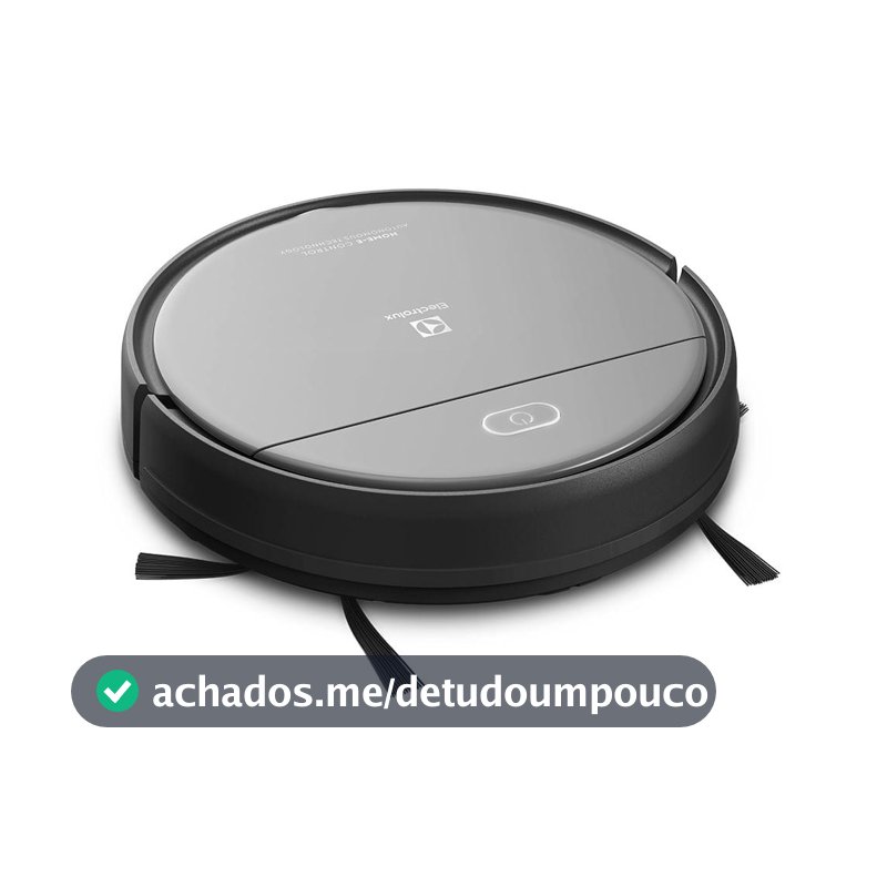 Robô Aspirador de Pó Electrolux 3 em 1 com Sensor Antiqueda Experience até 2h20 min Cinza (ERB20)