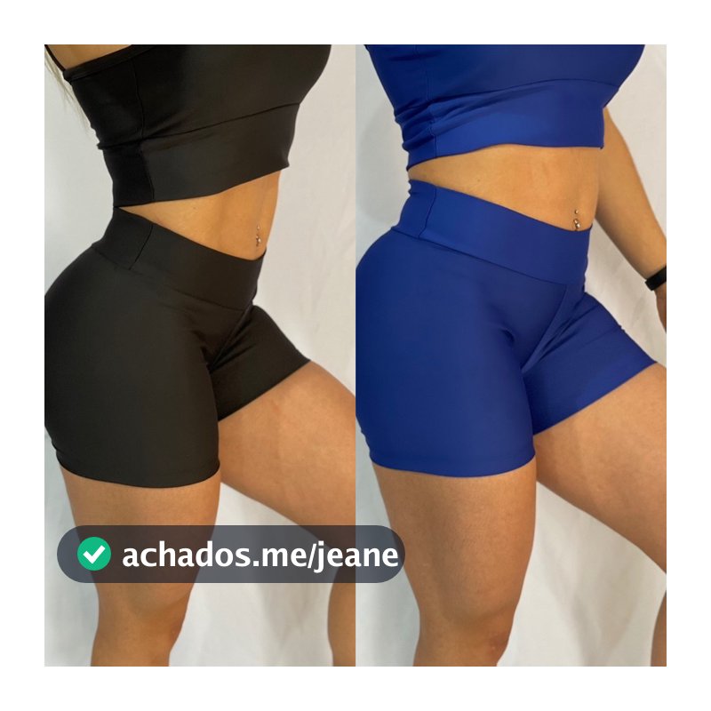 kit 2 Shorts zero transparência FITNEES