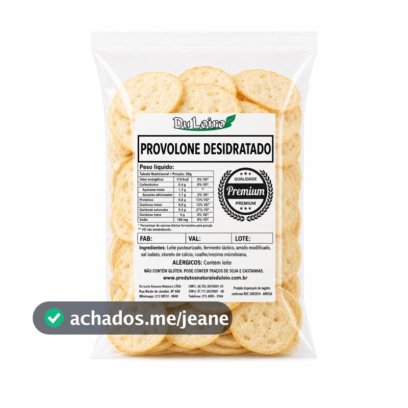 PROVOLONE DESIDRATADO CROCANTE PREMIUM