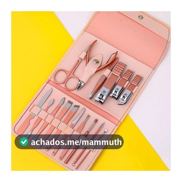 KIT 16 Pçs/Set Professional Aço Inoxidável Cutícula Nippers Cortador De Unhas Ferramentas