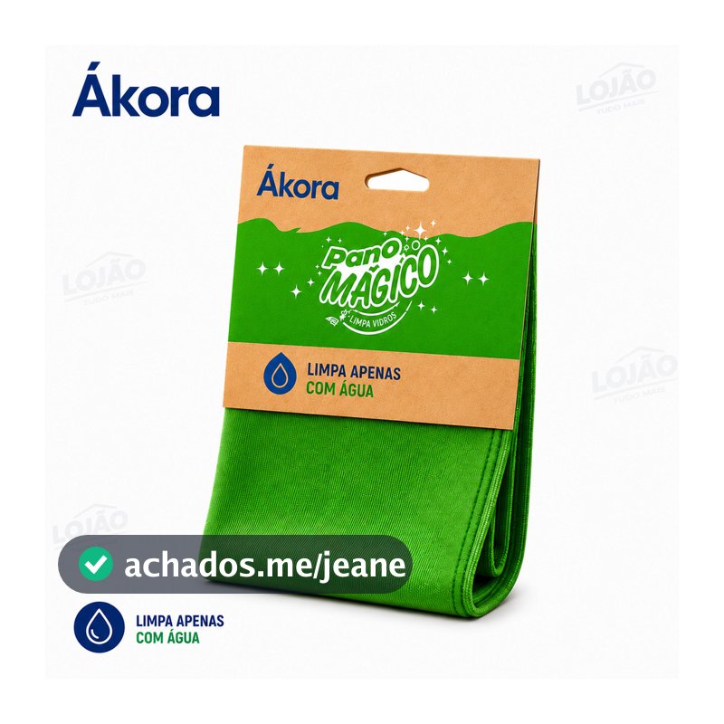 Pano Mágico Limpa Vidros Ákora 40cm