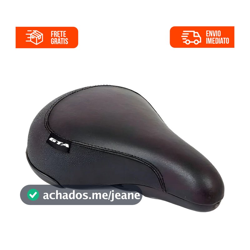 Banco Selim Gta Dirt Jump Dh Grau Bike Bmx Estilo Ddk Gios Cor Preto