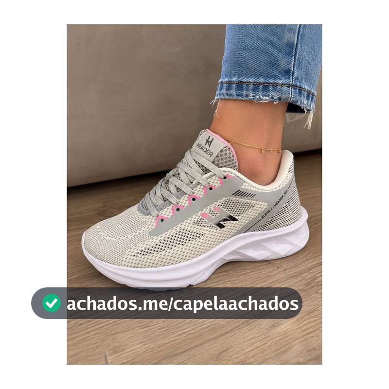 Tênis Header Run - Conforto E Estilo Esporte Casual