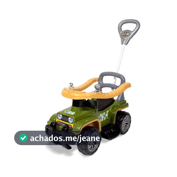 Jip Jip Carrinho Passeio Com Empurrador Cor Militar