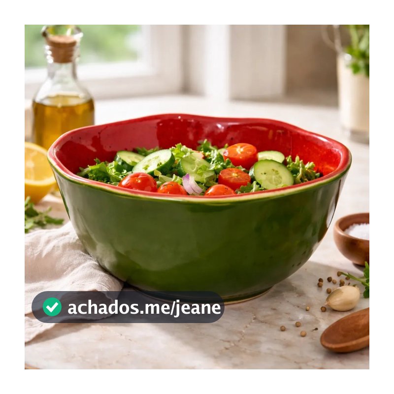 Bowl Orgânico 700ml Cerâmica Esmaltada