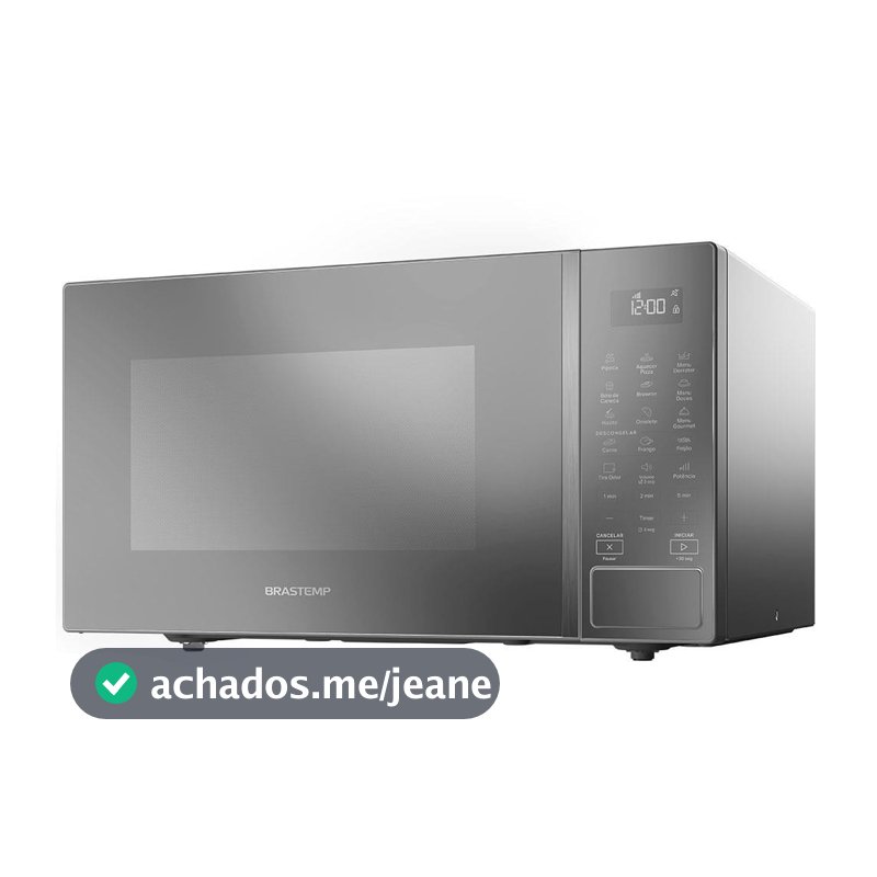 Forno de Micro-ondas Brastemp BMS46AR Alta Capacidade com 18 Receitas Pré-Programadas 32L