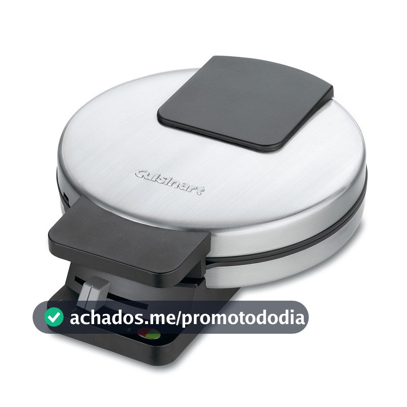Máquina de Waffle Em Aço Inox 127V-1100W Cuisinart - WMR-CACBR