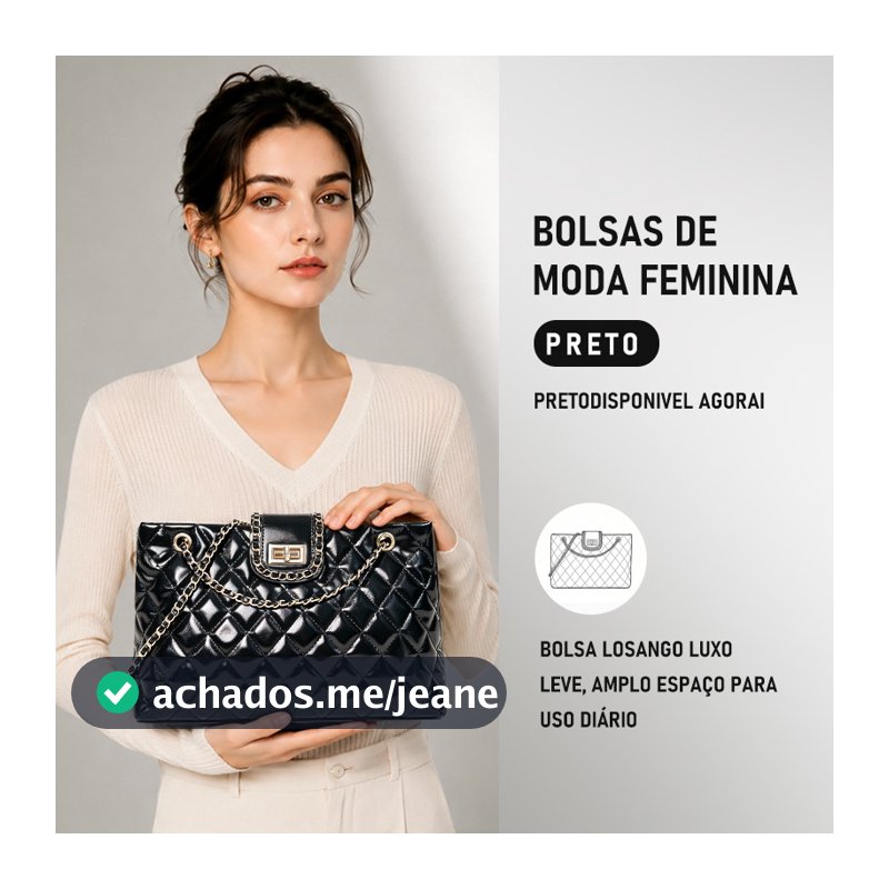 TOMI MITO Bolsa Feminina Com Alça Lateral Transversal Faixa de Mão De Corrente Couro TM9177