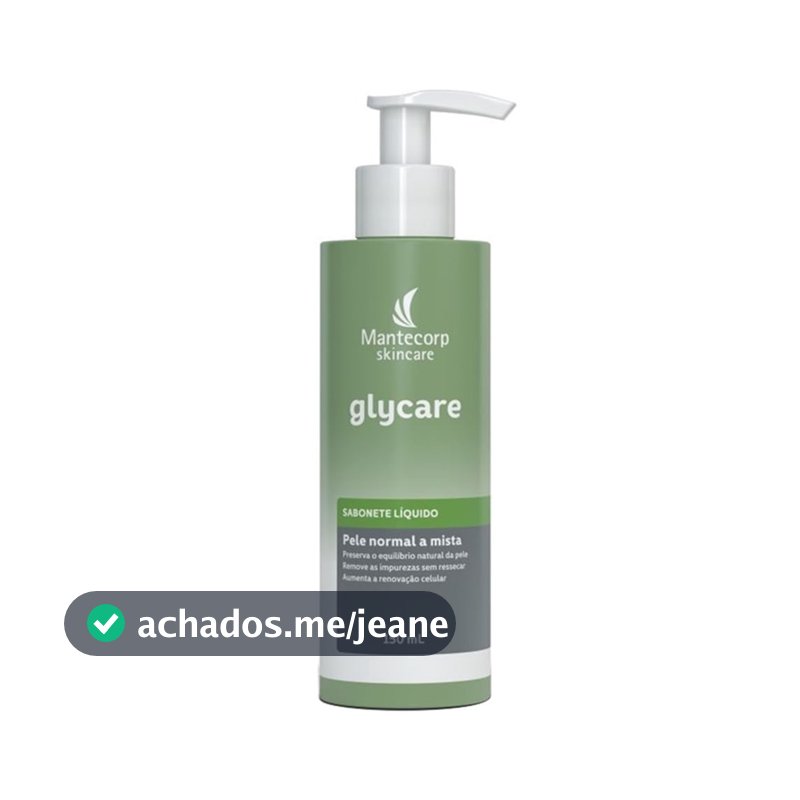 Glycare Sabonete Líquido Pele Normal a Mista 150ml