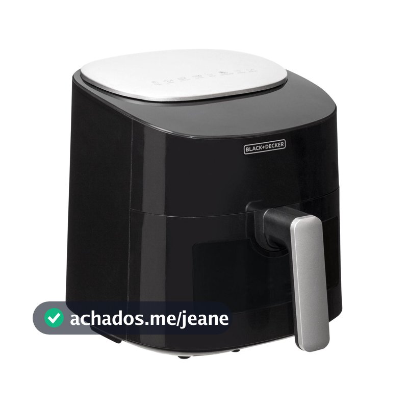 AirFryer Digital BLACK+DECKER AFMDV360 Com Visor Frontal 220V