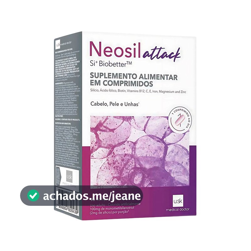 Neosil Attack Suplemento Alimentar - 90 Cápsulas