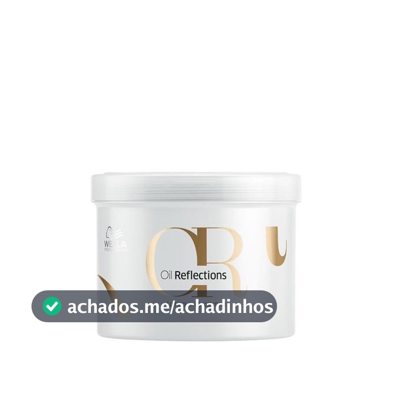 Wella Máscara Oil Reflections 500ml Brilho e Maciez