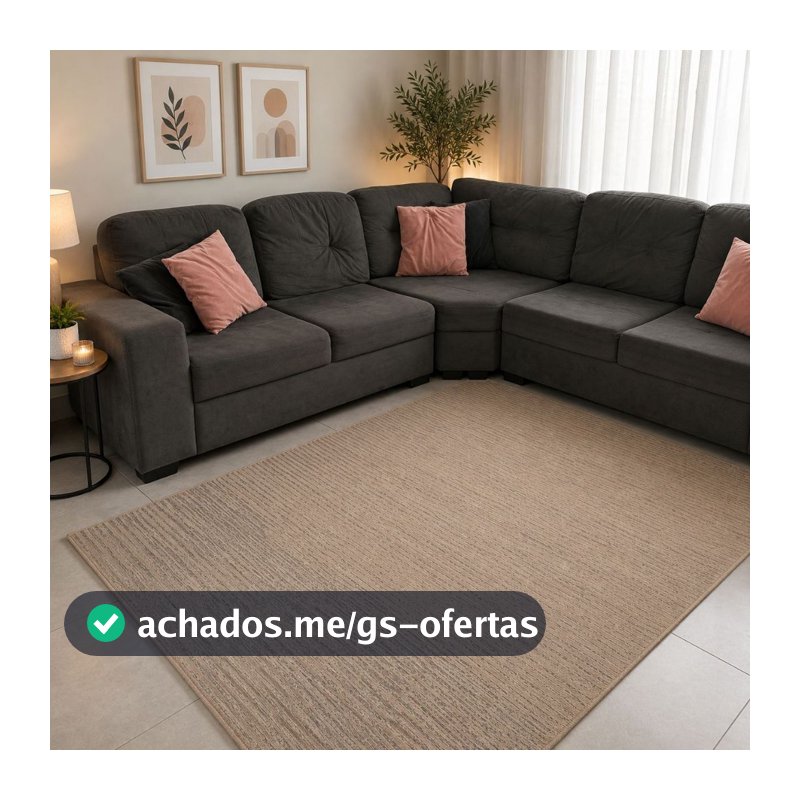 Tapete Decorativo Moderno Domani 1,50x2,00 Para Sala Quarto Escritório Macio Sofisticado Premium