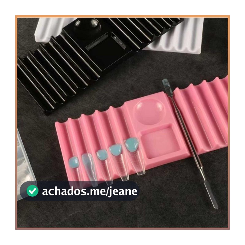 Suporte De Forma Dupla , Com Caneta De Plástico Multiuso De Paleta De Cores , 10 Compartimentos