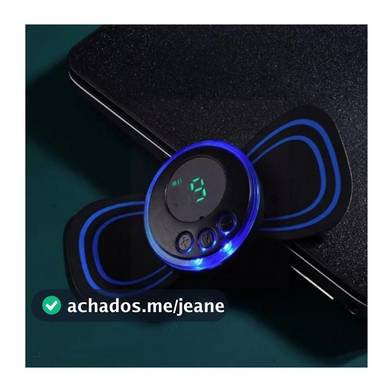 Mini Massageador Elétrico Portátil Cervical EMS Alivia Dores Corpo Pescoço