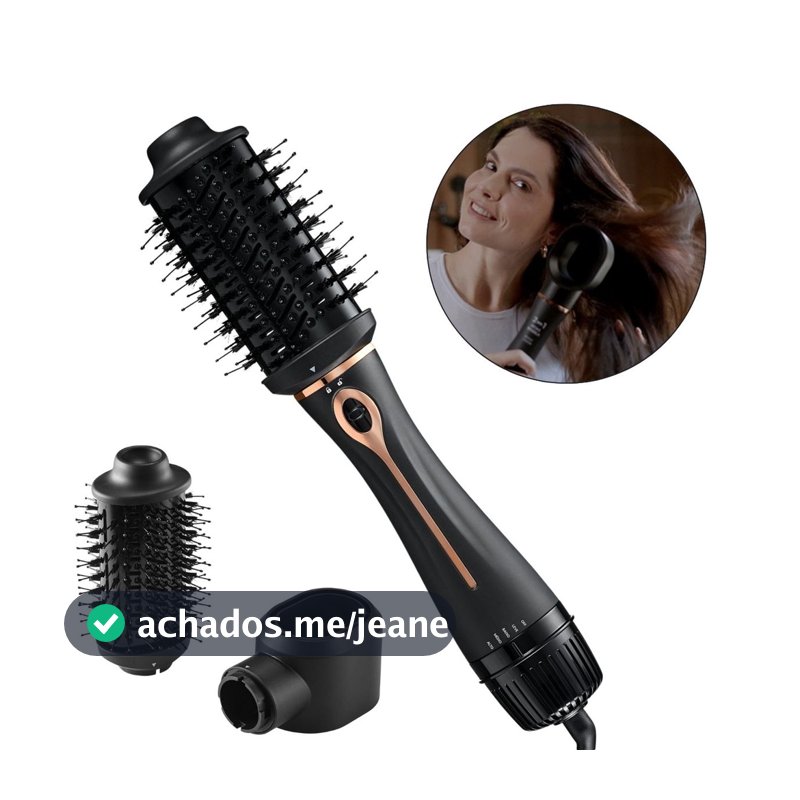 Escova Secadora de Cabelos Elgin 4 em 1 Trend Style Bivolt Seca e Alisa
