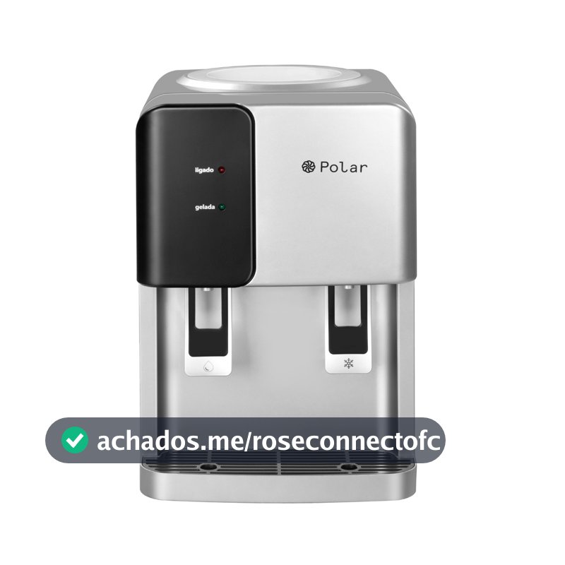 Bebedouro Eletrônico Polar Prata - Agua Natural e Gelada
