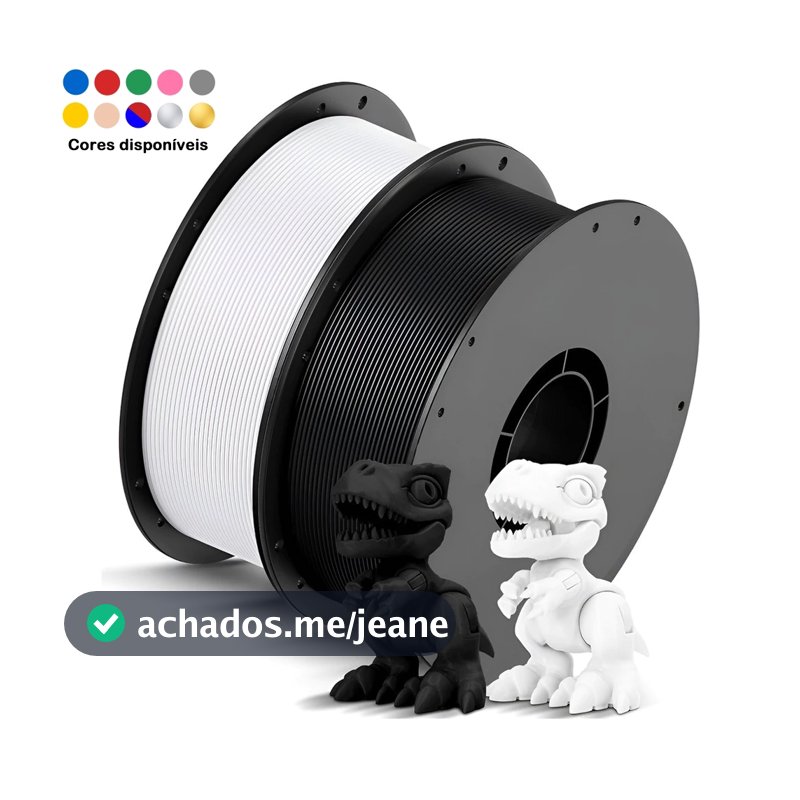 Filamento PLA  Premium 2Kg 1,75mm Efeito Aveludado Impressora 3D FDM  3D Oficial