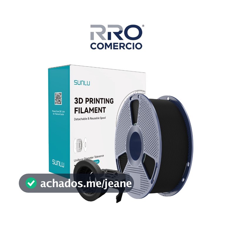 SUNLU PETG Fosco Filamento impressora 3d profissional Até 600mm -Adaptação Bambu lab -1kg