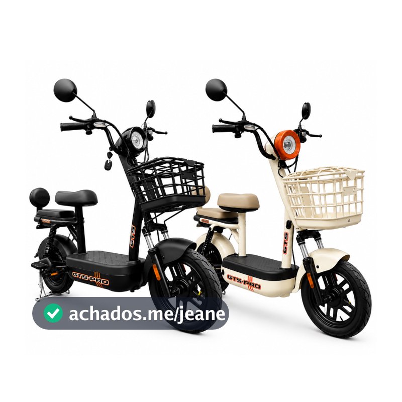 Scooter Elétrica GTS Pro 500W 32km/h Com Cesta