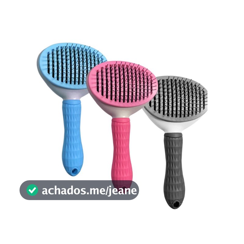 Escova Auto Limpante Profissional Tira Pelos Sub Pelo