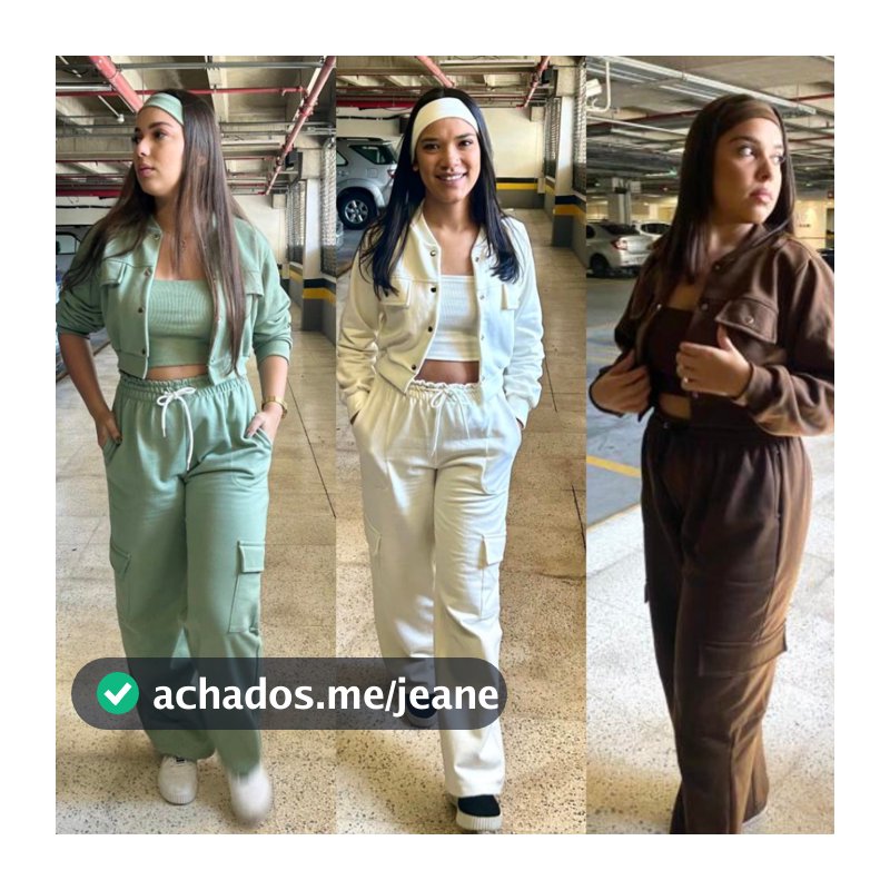 Conjunto Moletom Feminino Flanelado