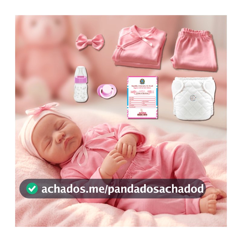 Bebê Boneca Reborn Livia Siliconada Realista Pode dar Banho em Promoção