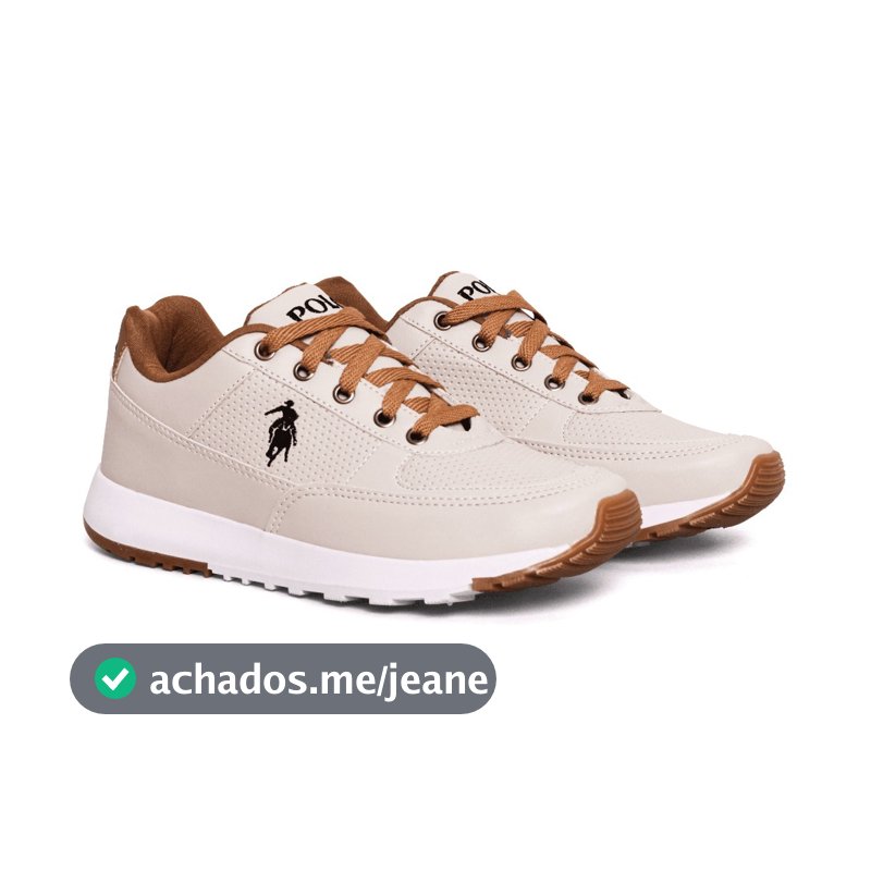 Tenis Masculino Adulto Da Polo Original Macio Confortavel  Casual Barato Na Promoção