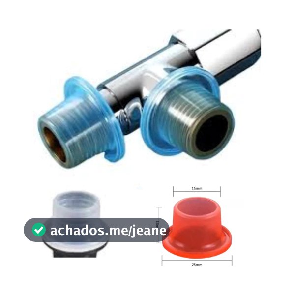 Veda Rosca Silicone Veda Junta Selador Borracha Serve 1/2 ou 3/4 com 5/10/20 peças