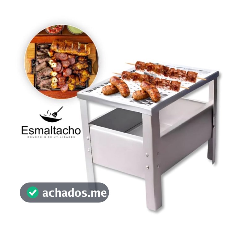Churrasqueira Mini Campeira Movel Churraskita Inox Portátil