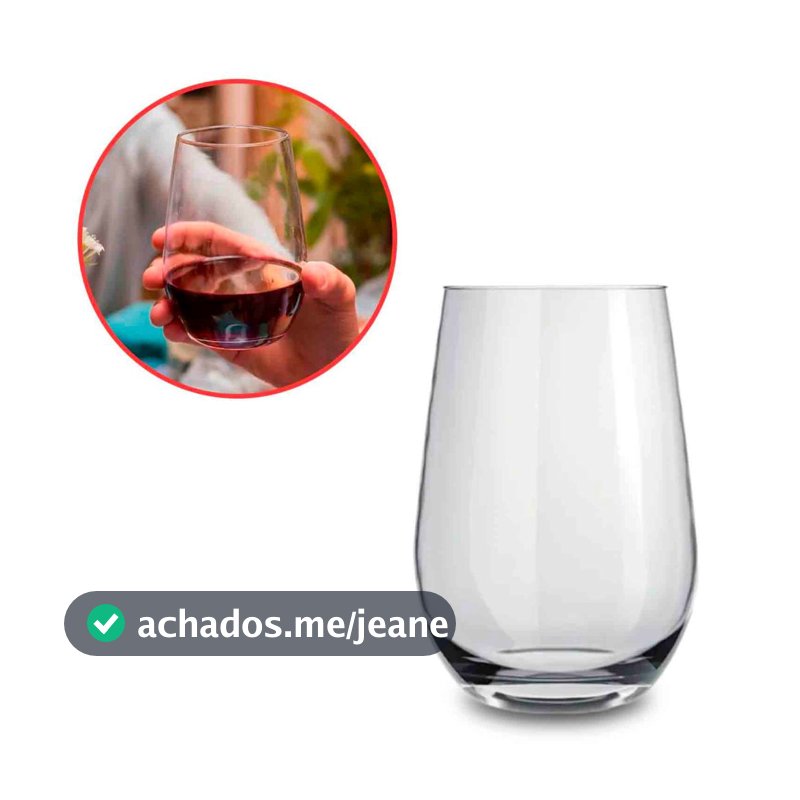 Copos De Vidro Dubai Long Drink Luxo 480ml Transparente Nadir