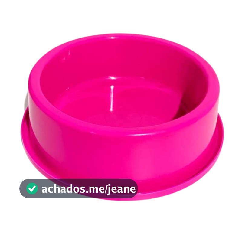 Comedor Pote Para Ração Água Tigela para Cachorro 600ml