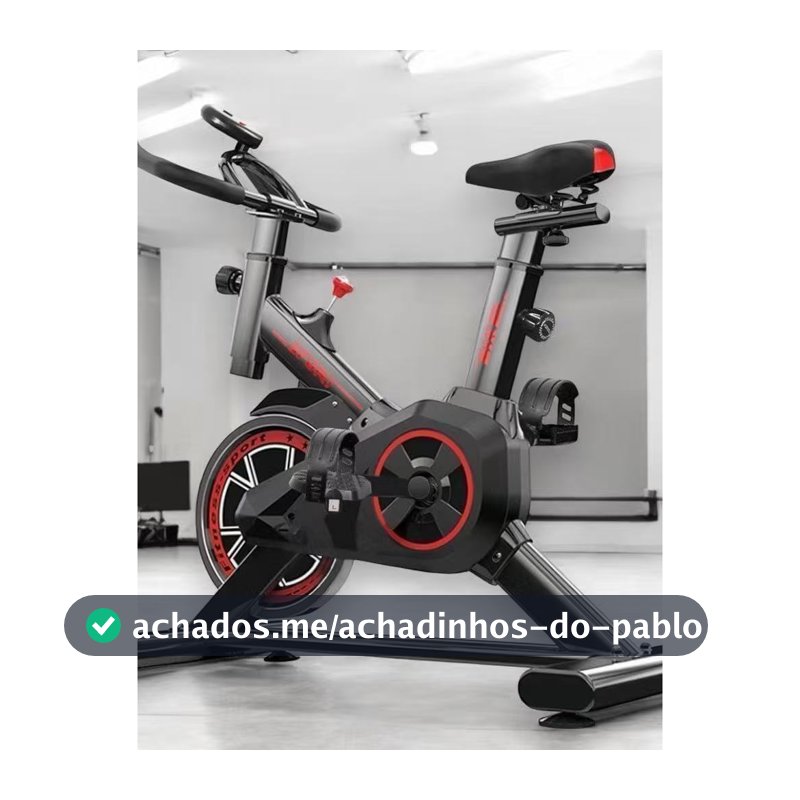 Bicicleta Ergométrica Silenciosa com Volante de 15kg e Suporte de 120kg