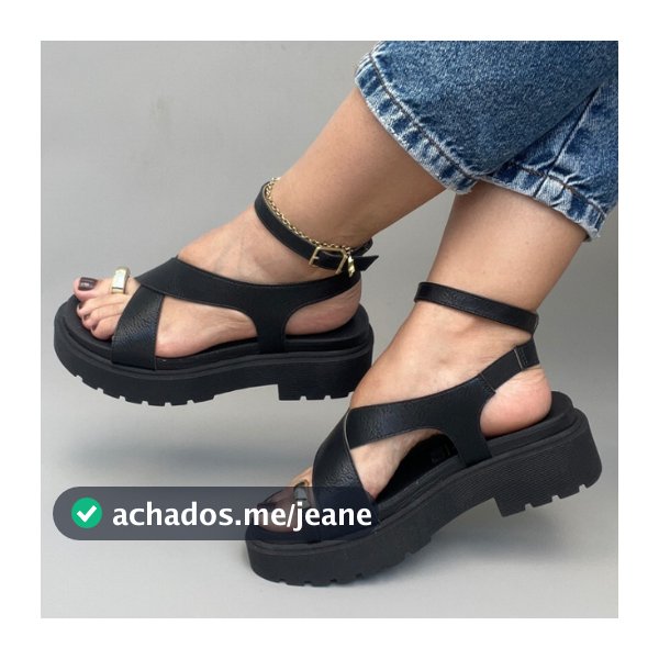 Sandália Vizzano Flatform Dedo Ring Toe Laçamento Feminina Confortável Original