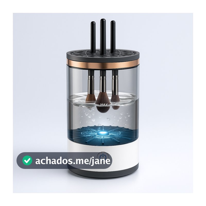 Limpador Automático Para Pincéis De Maquiagem Limpeza Usb