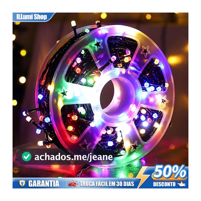 Strobo Pisca Natal Cordão 240/500 leds 50 Metros Cordas À Prova D'água Para Árvore De Jardim Christmas Raya Decor