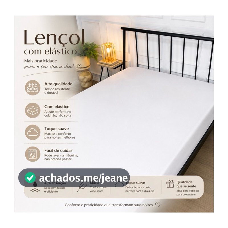 Lençol avulso com elástico em toda volta , Solteiro , Casal, Queen e King em malha 100% Algodão não forma bolinha