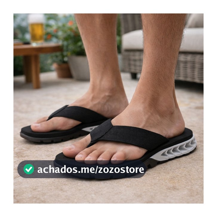 Chinelo Masculino Feminino Emborrachado Oferta Relâmpago
