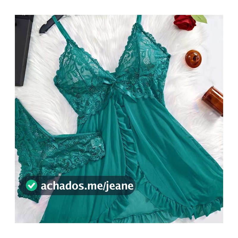 Pijamas femininos, camisolas, camisolas femininas, cardigã de renda sexy KFKD