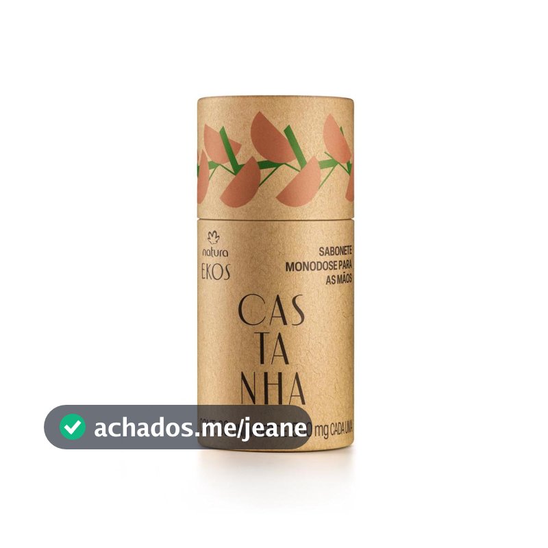 Sabonete Monodose para as Mãos Ekos Castanha 30 un de 500 mg